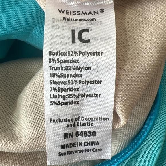 WEISSMAN Believe Me Dance Ice Skating Costume Size IC 8/10 & MC 11/12 - Picture 8 of 14